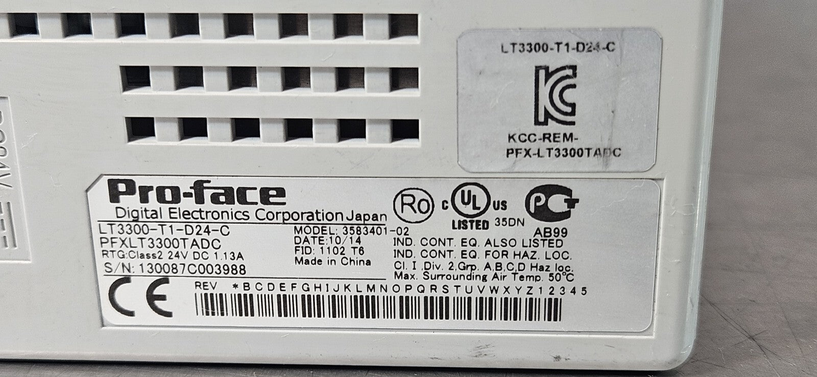 Proface  LT3300-T1-D24-C  Touch Screen Panel                            (BIN644)