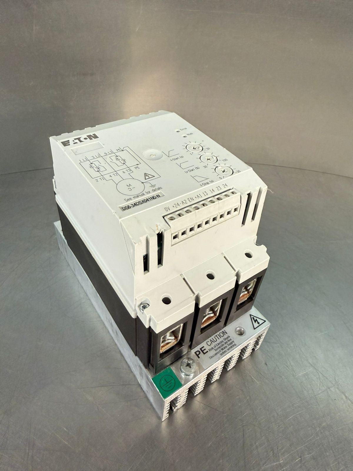 Eaton DS6-34DSX041N0-N Soft Starter Aux. Cont. 3A - 240Vac         (5.4.2)