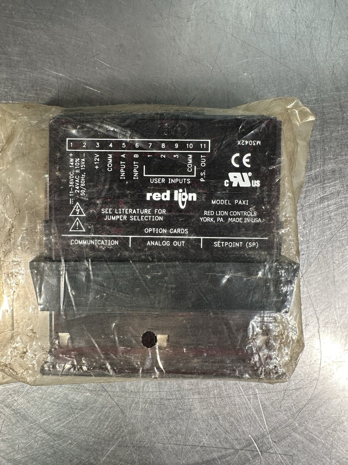 NEW RED LION PAXI-0000 PANEL METER PAX (5.4.2)