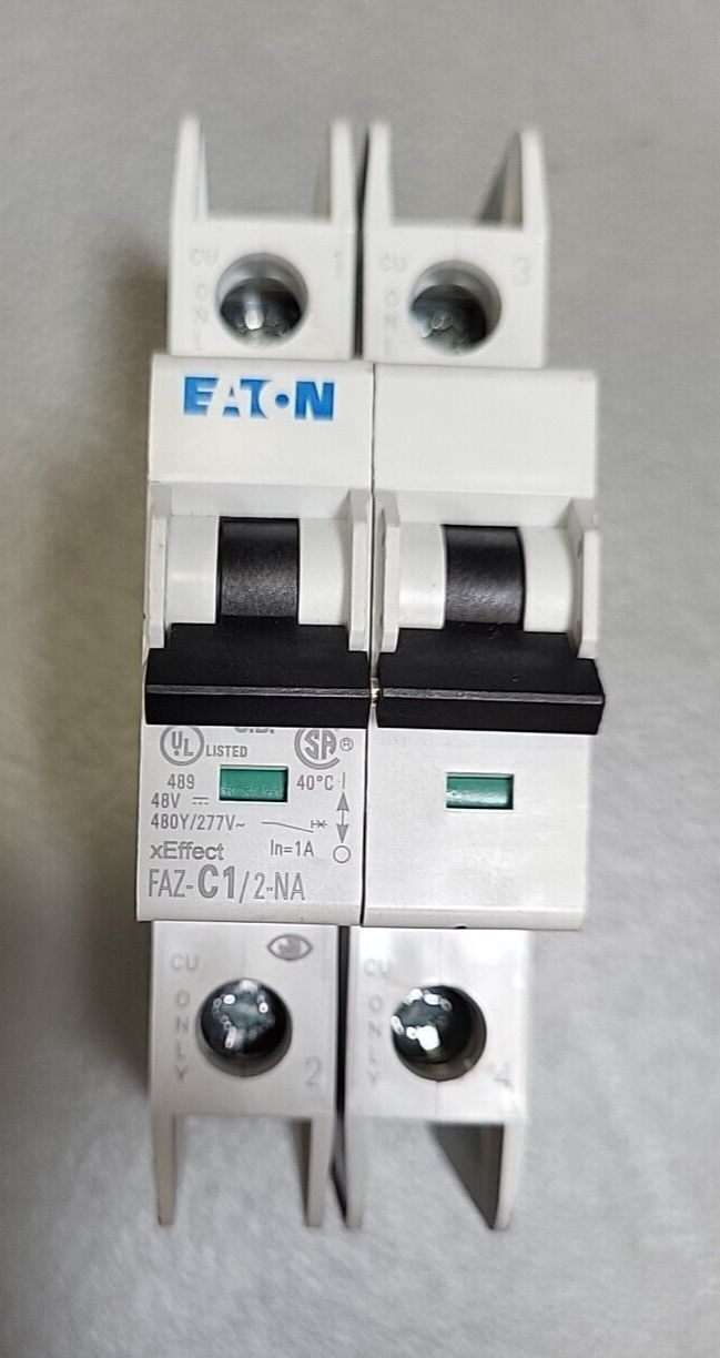Eaton - FAZ-C1-2-NA Circuit Breakers 489 48V(BIN354)