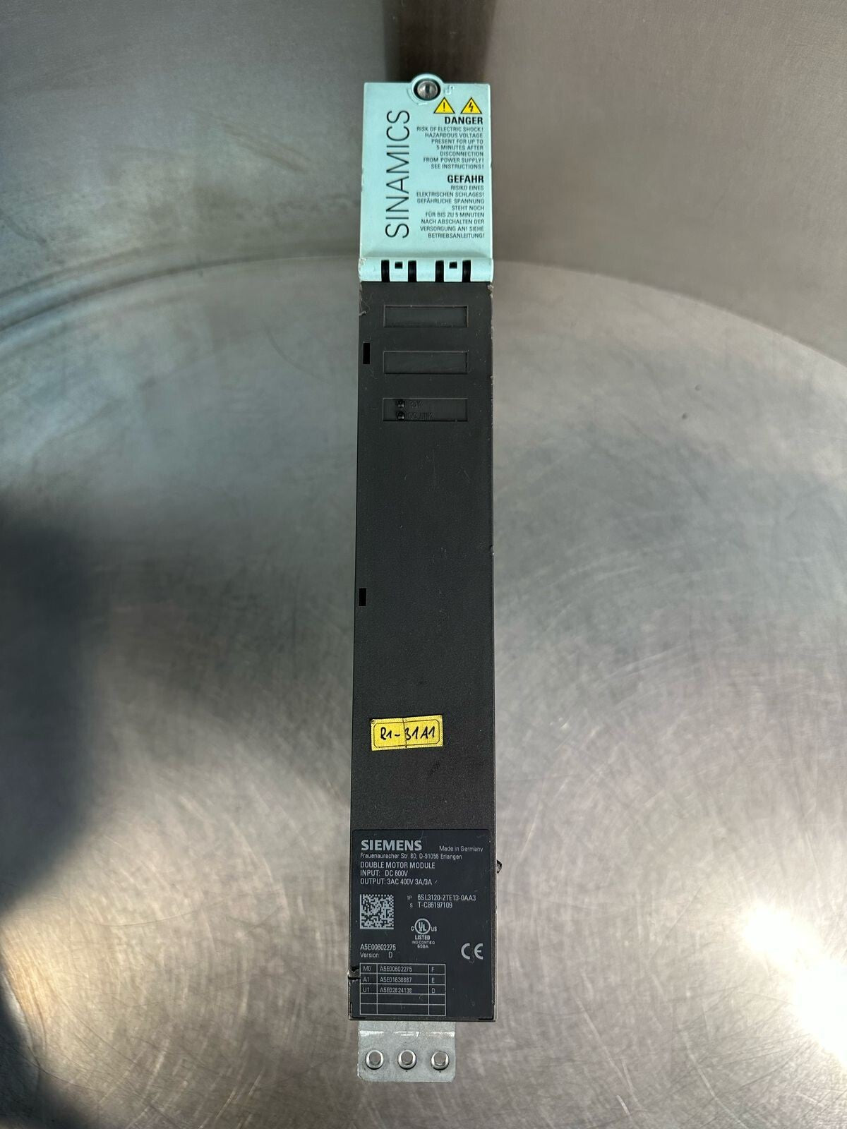 Siemens Sinamics 6SL3120-2TE13-0AA3                    (8.4.5)