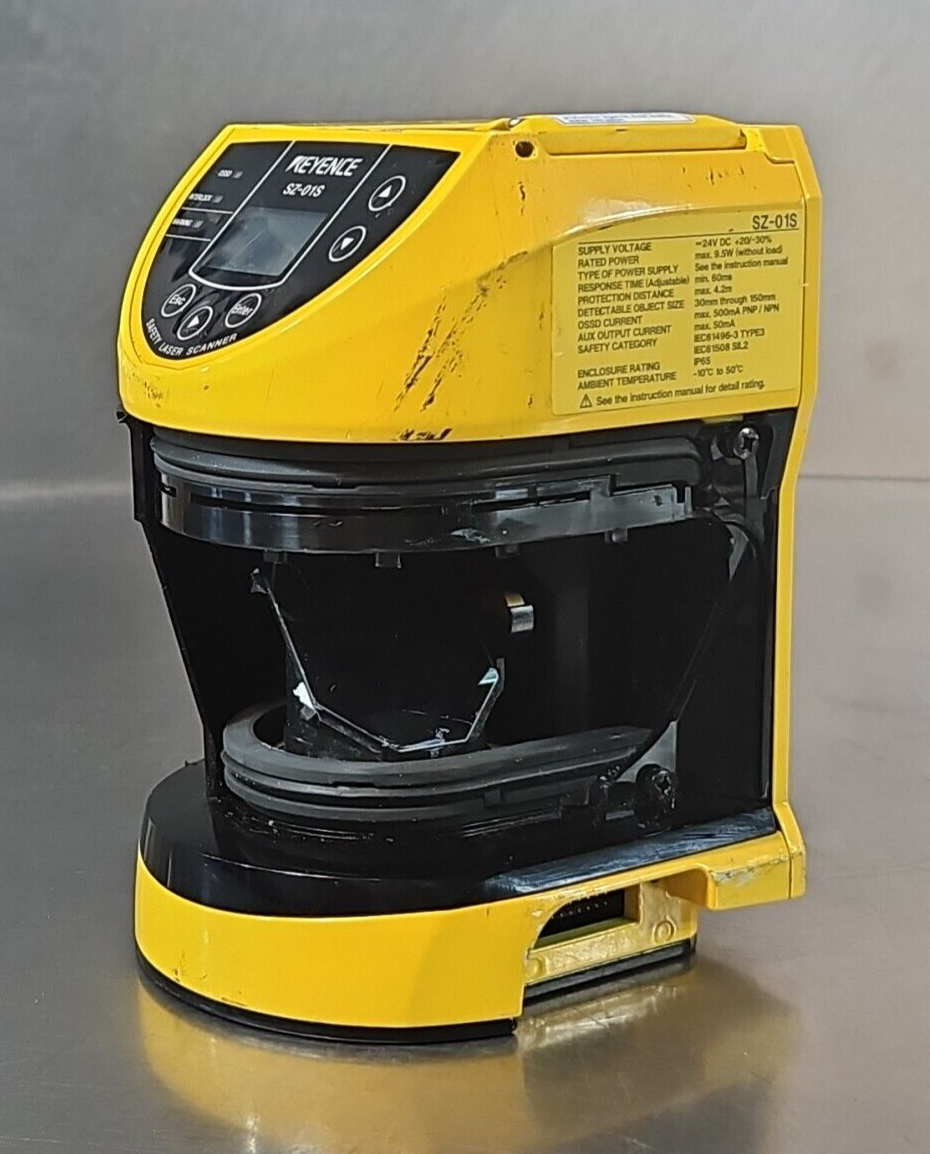 Keyence SZ-01S  Safety Laser Scanner 24VDC  (BIN3.4.4)