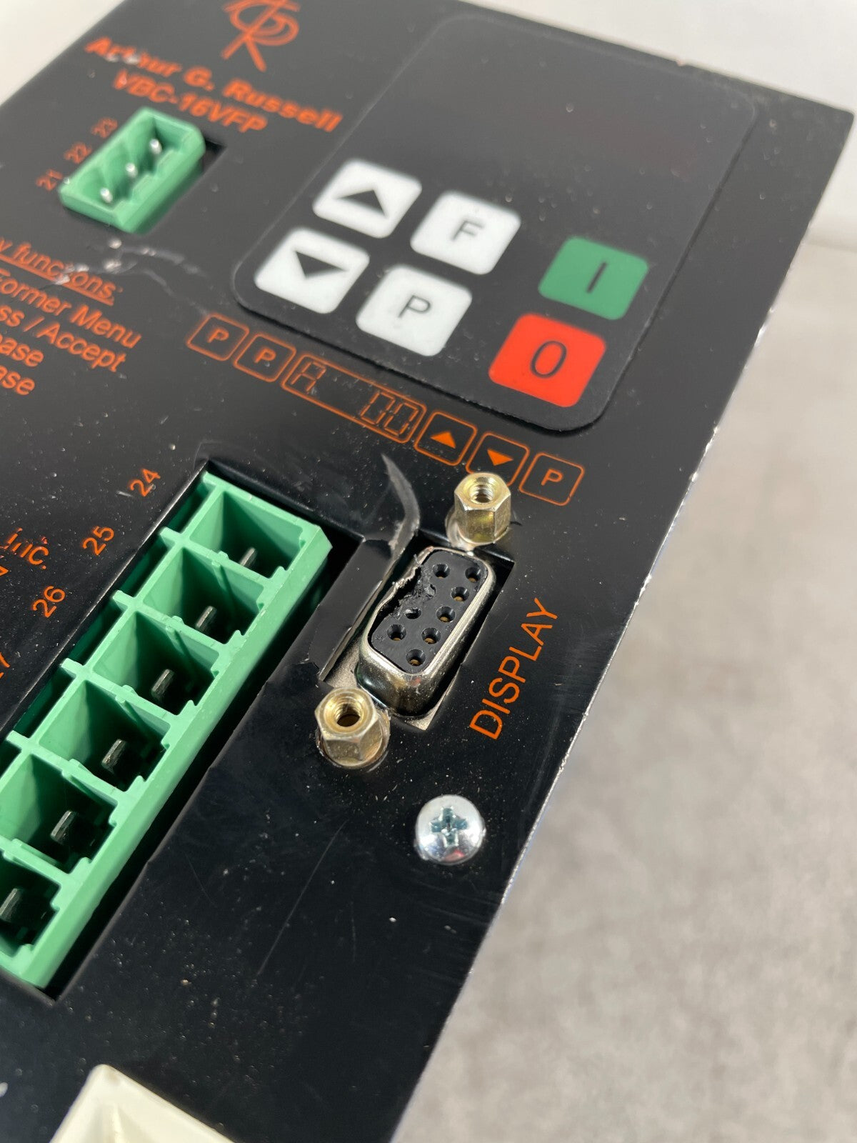 ARTHUR G RUSSELL VBC-16VFP 6AMP 110/240V Variable Frequency Controller @