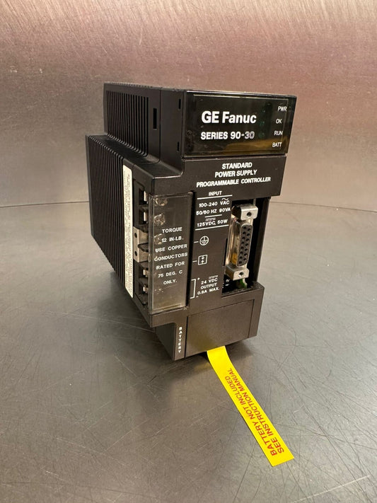 Ge Fanuc IC693PWR321S PLC Power Supply 90-30 120-24VDC 125Vdc Std  (5.4.3)