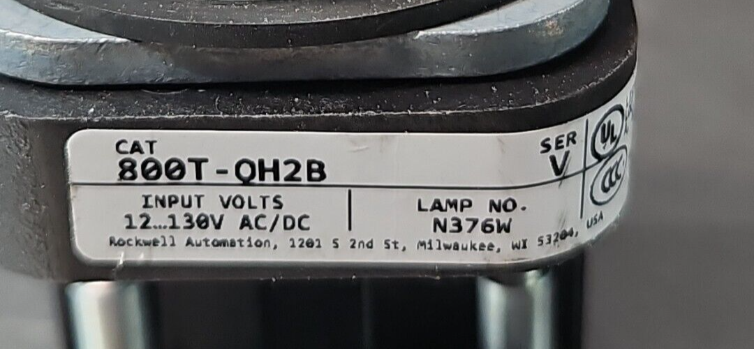 Allen Bradley 800T-QH2B Ser V orange with 800TC-N374/A                   loc4B17