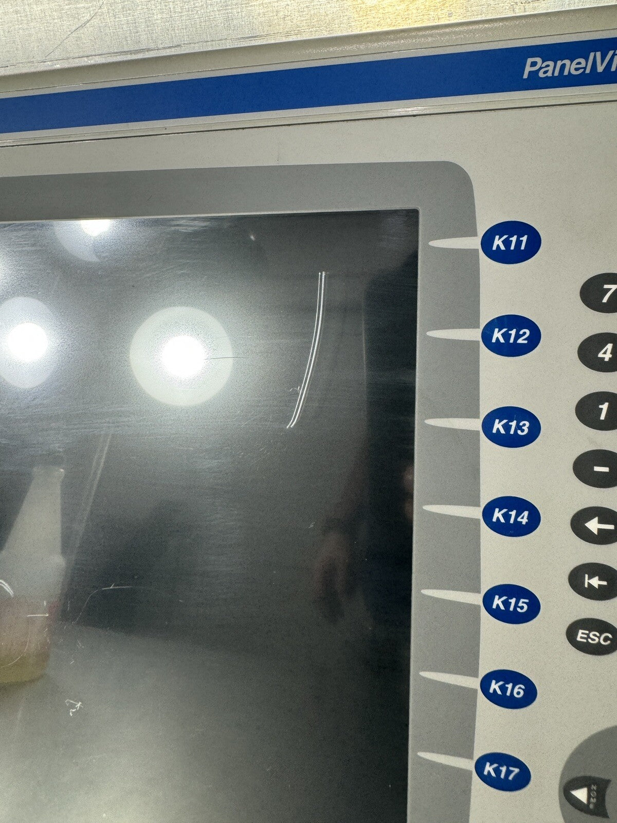 Allen-Bradley 2711P-B15C4D2 Panelview Plus 1500 w/ 2711P-RP2 Logic Module @2.5.5