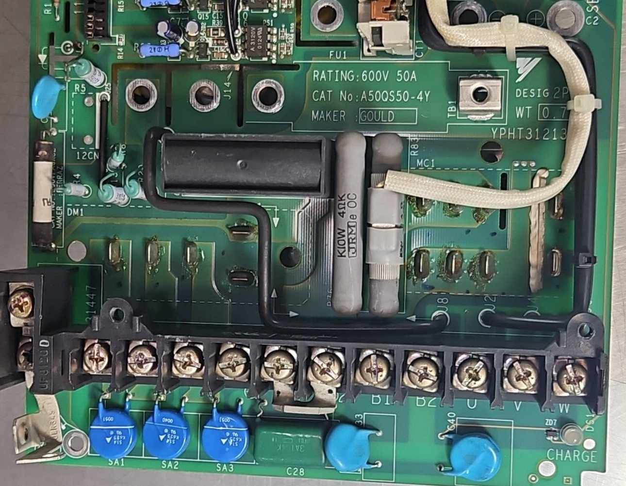 Gould / Magnetek ETP616163 Inverter PCB Card A50QS50-4Y (BIN3.4.4)