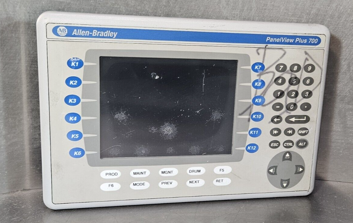 Allen Bradley 2711P-RDB7C Ser D Panelview Plus 700                      (BIN633)
