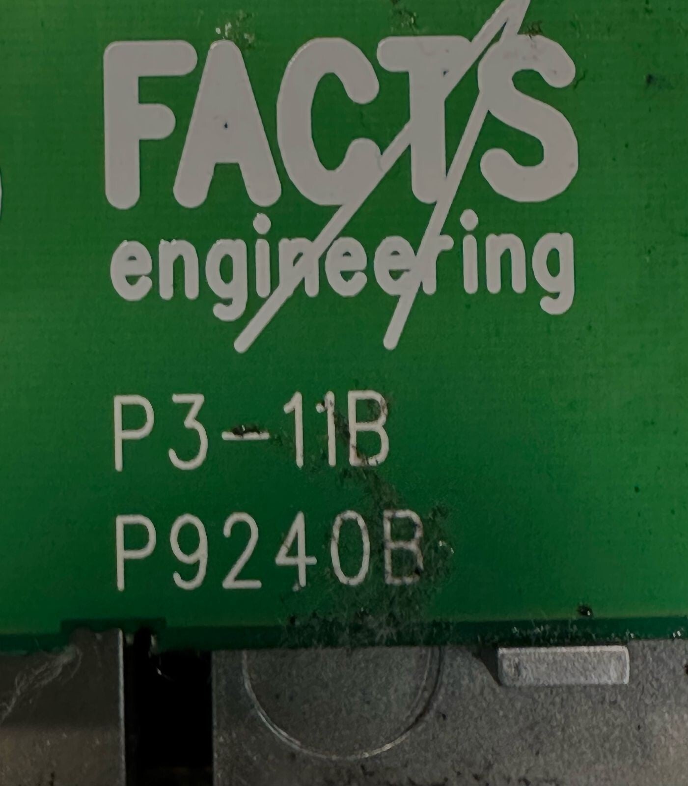 Facts Engineering P3-11B Programmable Cont 11 Slots  P3-11B P9240B (4.5.2)