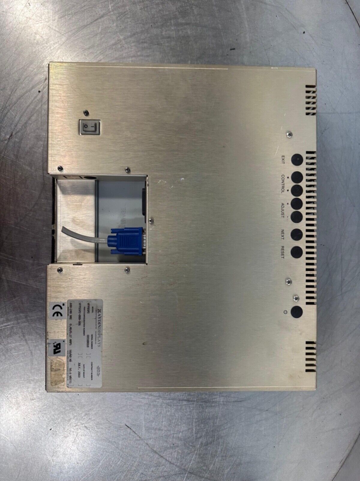 Aydin Displays Monitor  VFP15P2-000 -101 Ser.Numb.:03318018 (2F-1)