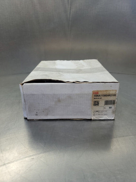 ABB 1SNA115604R2100 Terminal Blocks, M4/8.D2.SF, Lot of 50.                4E-31