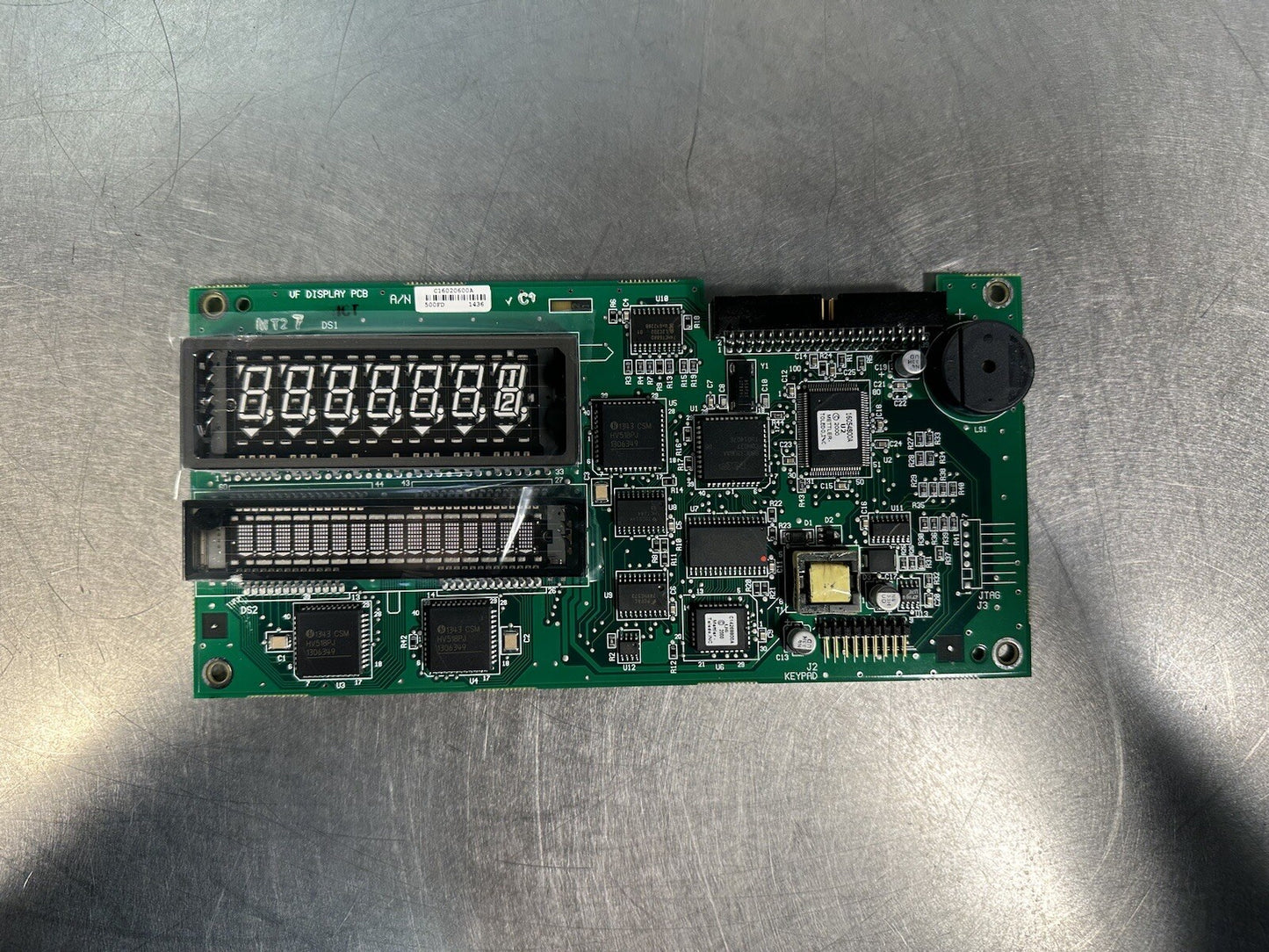 Mettler Toledo C16020600A VF Display PCB Circuit Board (BIN-1.4.2)