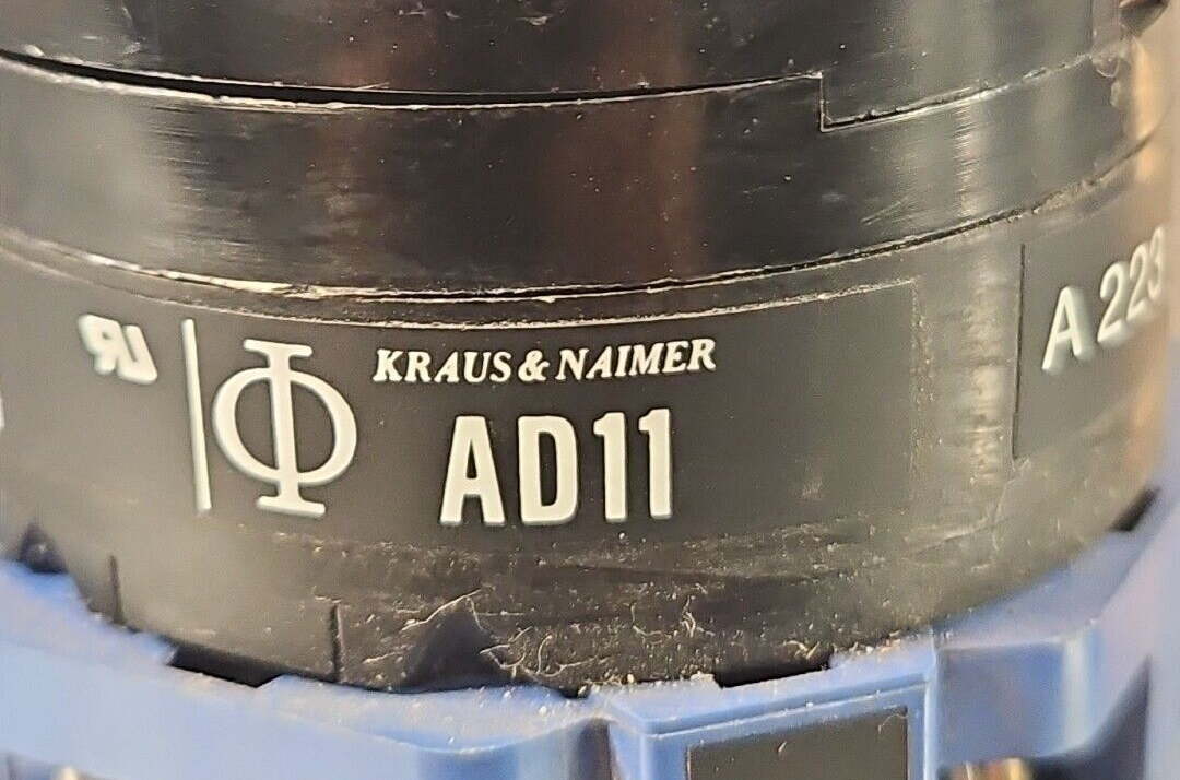 Kraus & Naimer Rotary Cam Switch C26 + AD11                              loc4A11