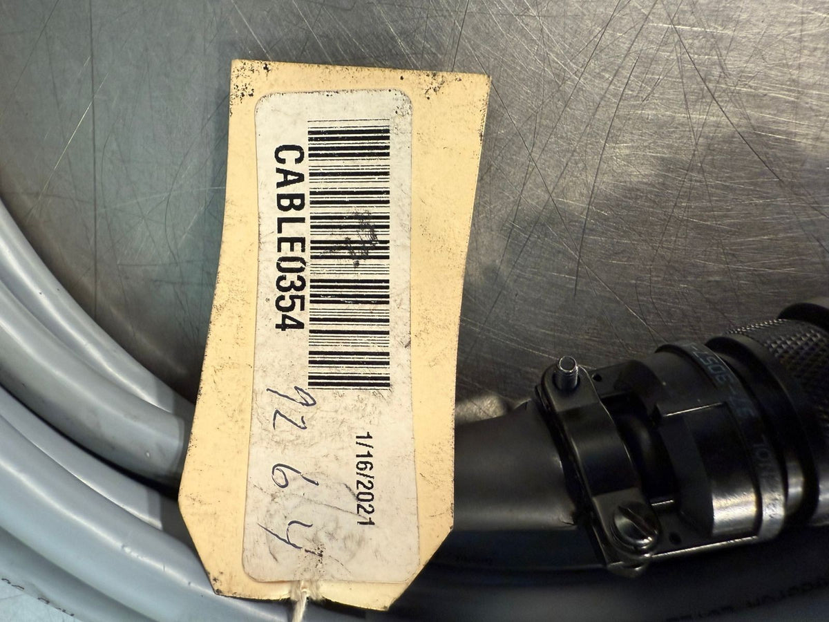 Amphenol Industrial MIL-DTL-5015 connector W/ Cable 0354      (4.5.5)