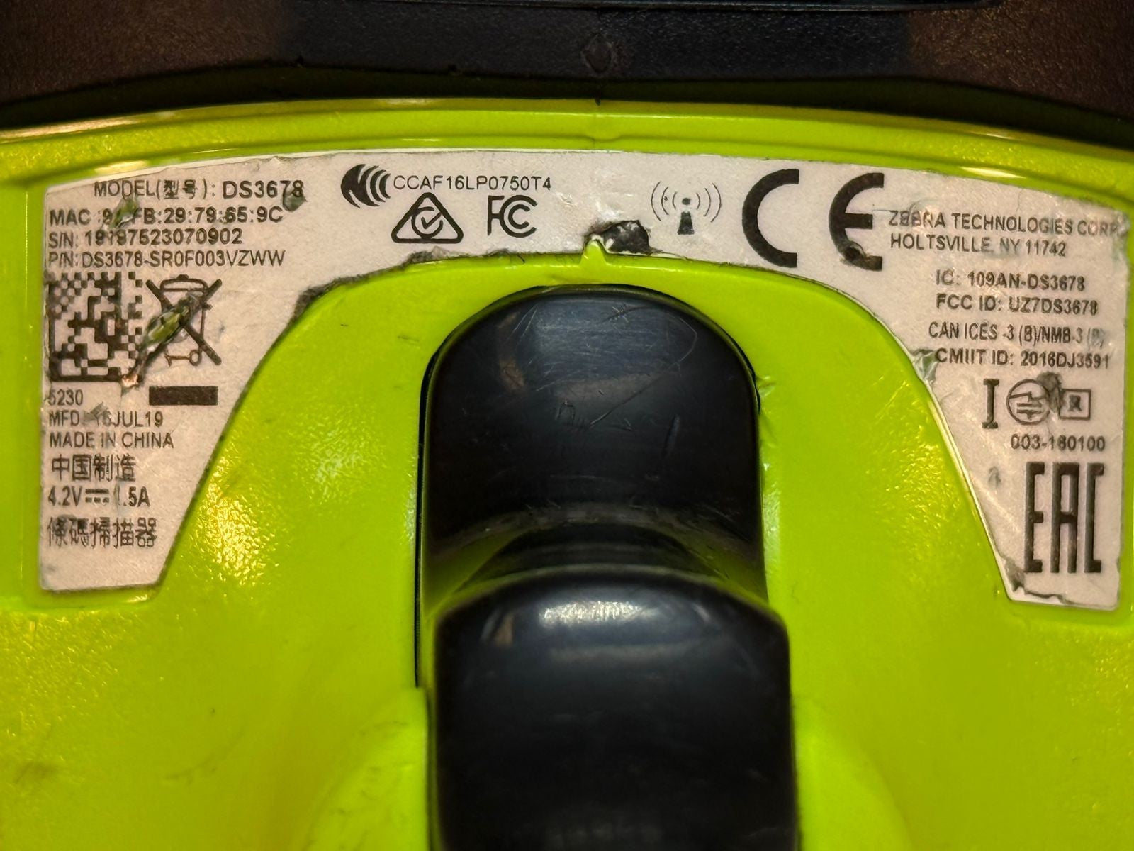 Zebra DS3678 Barcode Scanner DS3678-SR0F003VZWW (5.4.5)