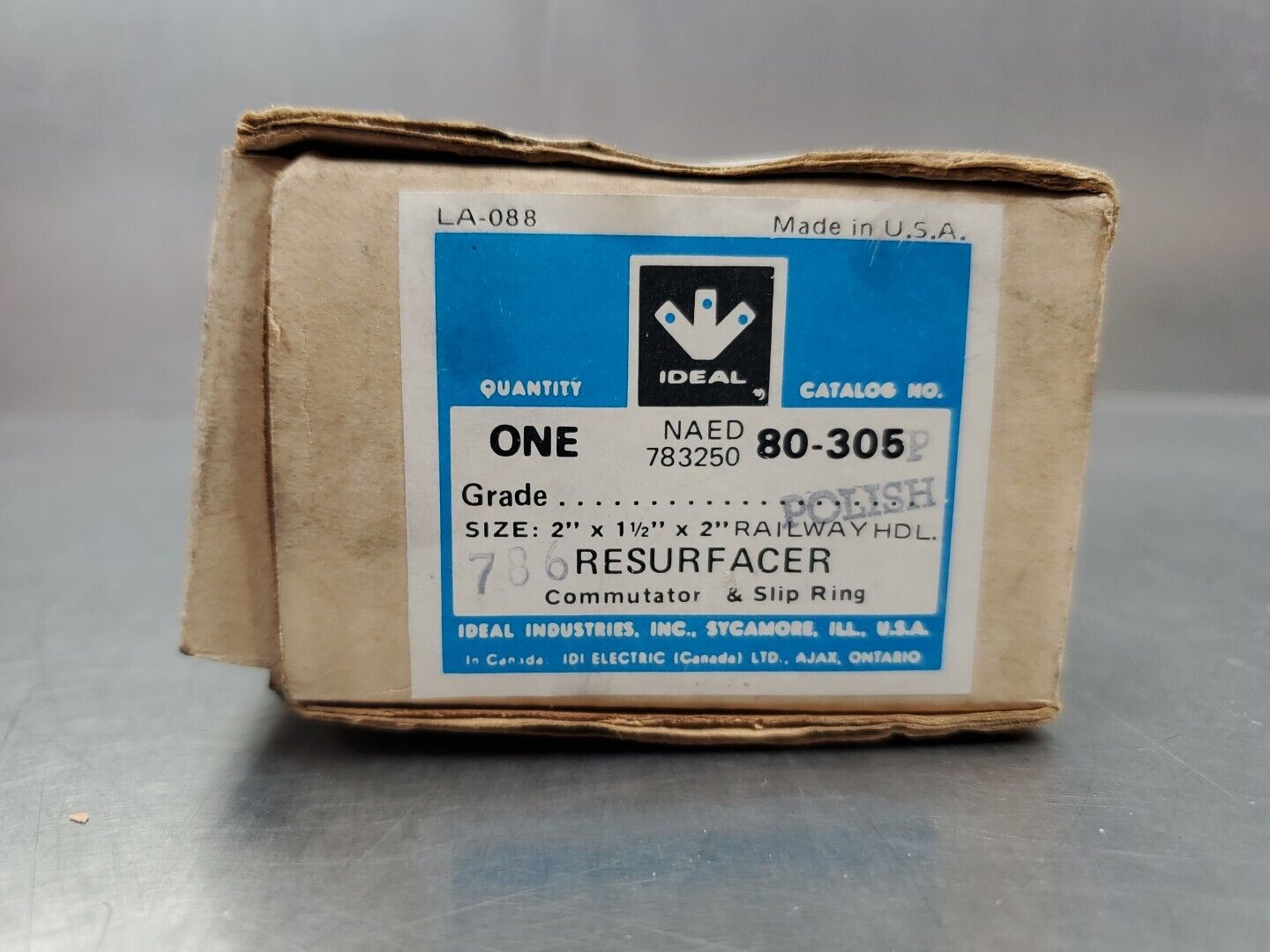 IDEAL 80-305 RESURFACER COMMUTATOR.                                        5E-27