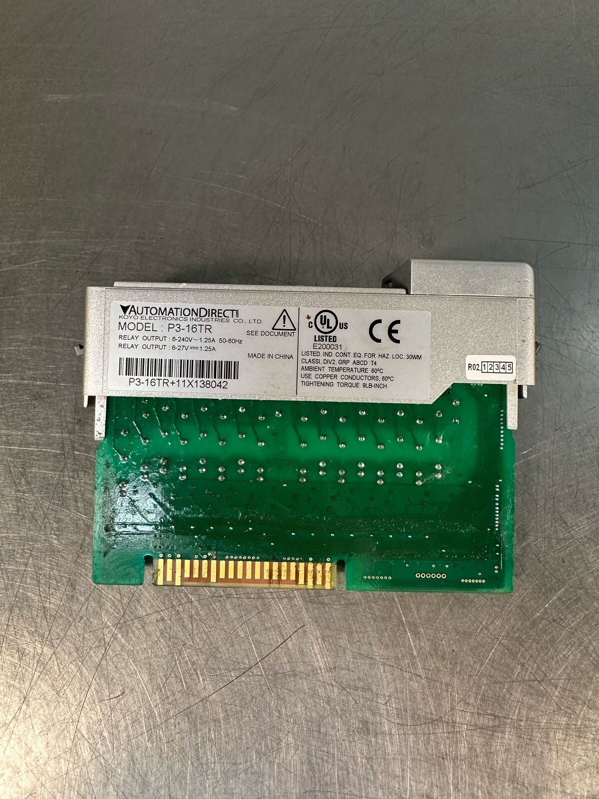 Automation Direct P3-16TR                                           (7.4.2)