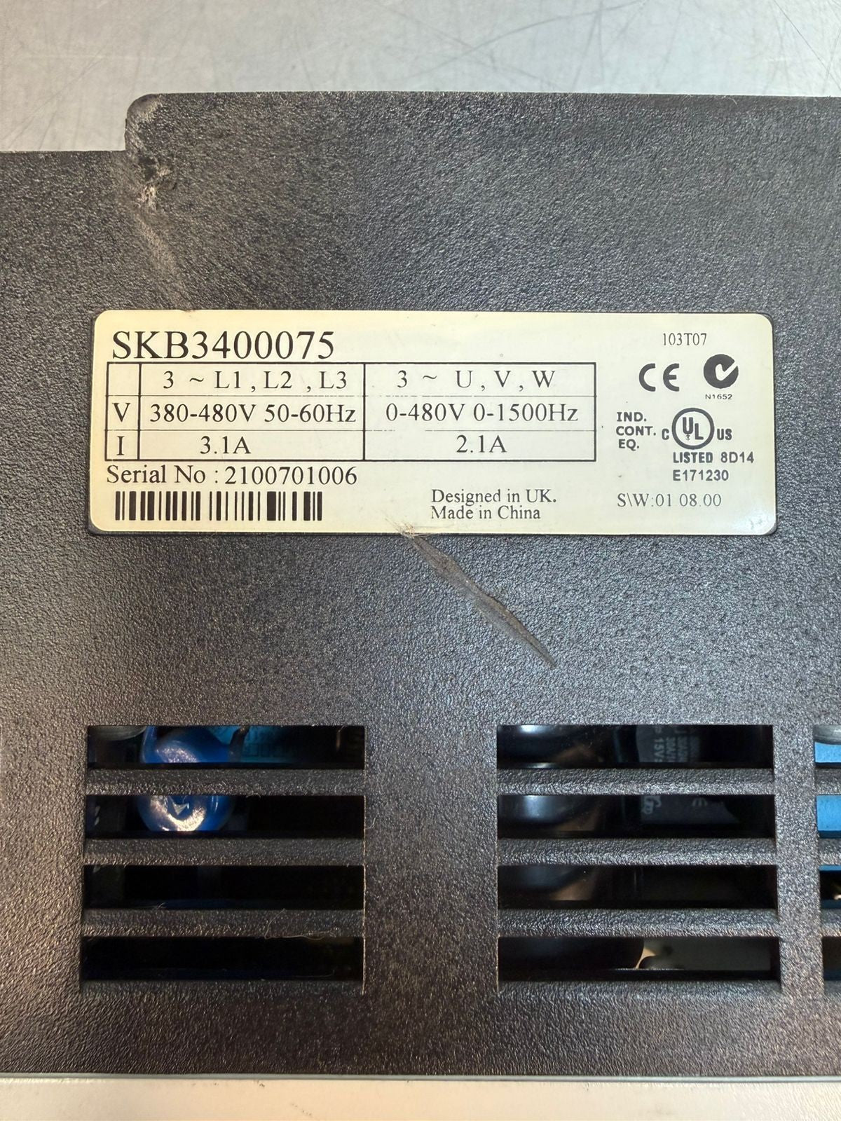 Emerson SKB3400075 Control Module Industrial Automation            (9.3.4)