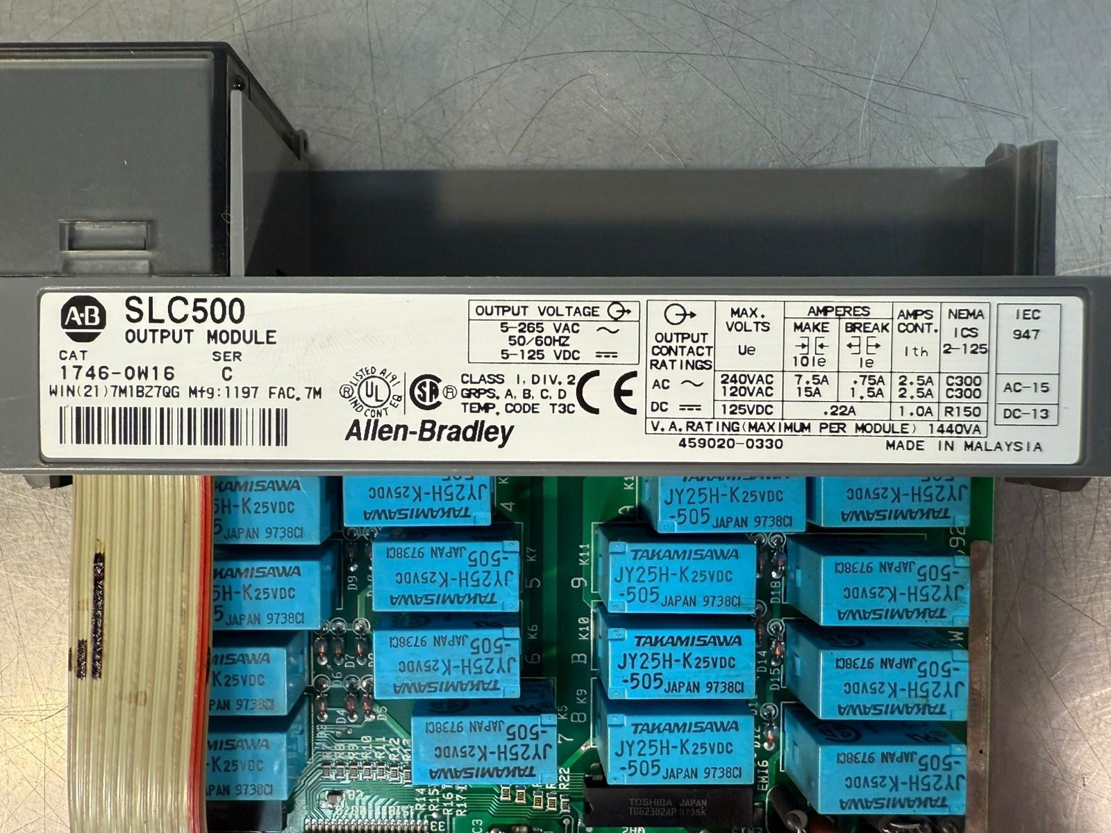Allen Bradley 1746-0W16 /C SLC500 Output Module 17460W16           (3.5.4)