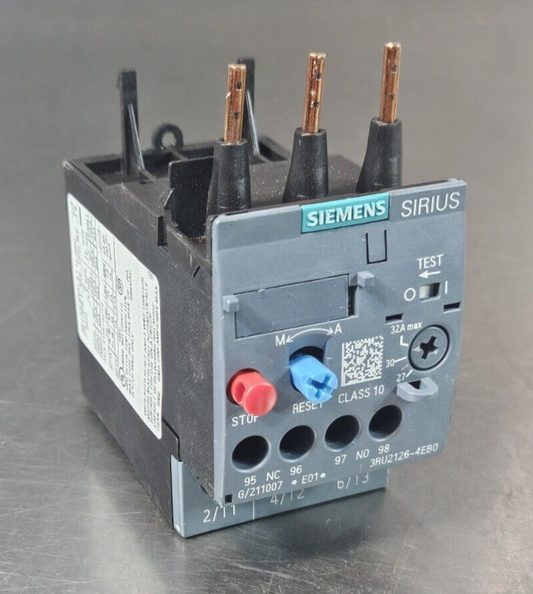 Siemens 3RU2126-4EB0 Sirius Overload Relay  (BIN2.3.3)