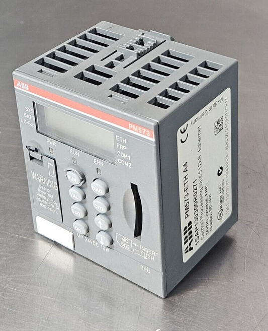 ABB  PM573-ETHA4 Central Processing Unit  24VDC                         (BIN541)