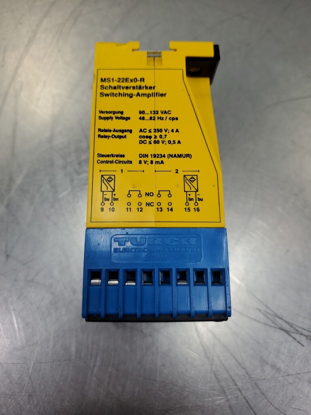 Turck MS1-22Ex0-R Switching Amplifier, 2-Channel.                           5E
