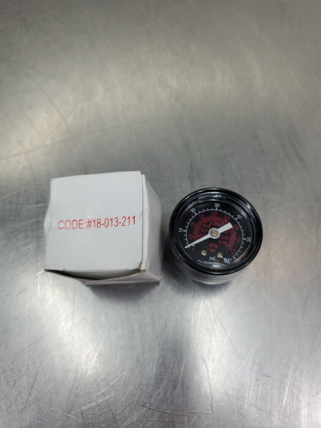 NORGREN 18-013-211 Pneumatic Gauge.                                      6E-7