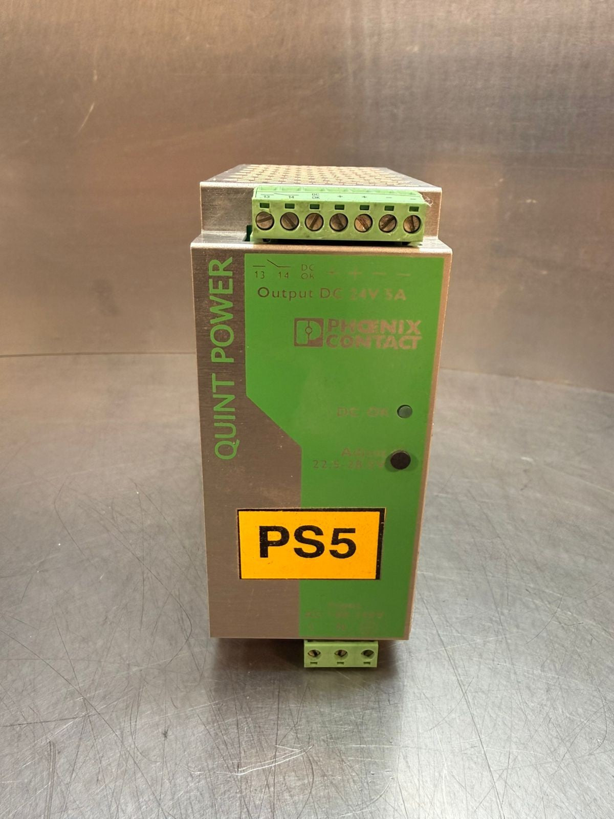 Phoenix Contact 2938581 QUINT-PS-100-240AC/24DC/5 Power Supply     (1.5.1)