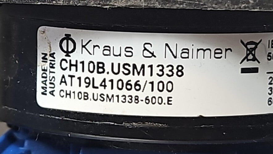 kraus & Naimer CH10B.USM1338 Rotary Switch 20A 600V A.C.    (BIN3.4.4)