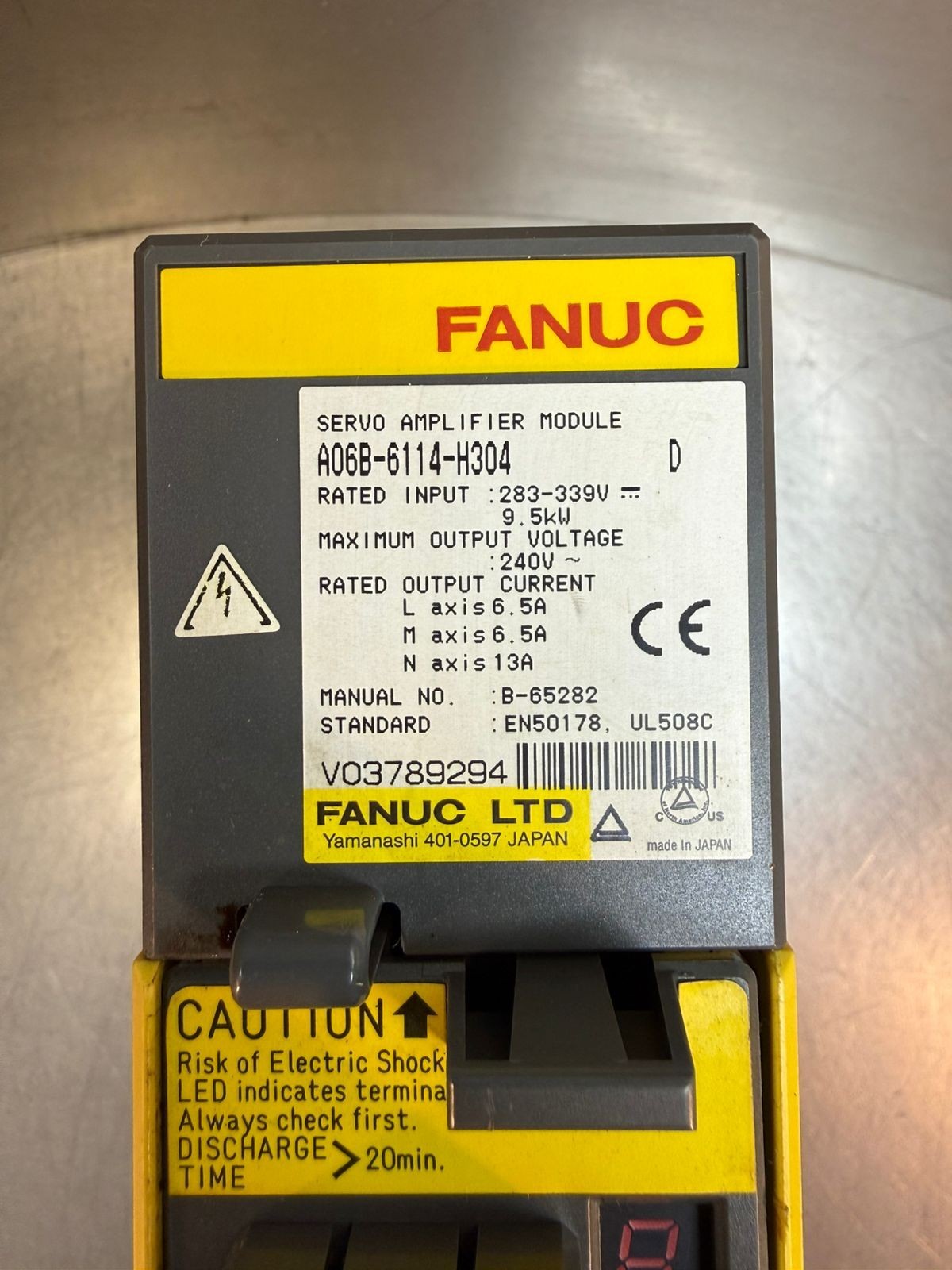 Fanuc A06B-6114-H304 /D  Servo Amplifier                          (11.4.5)