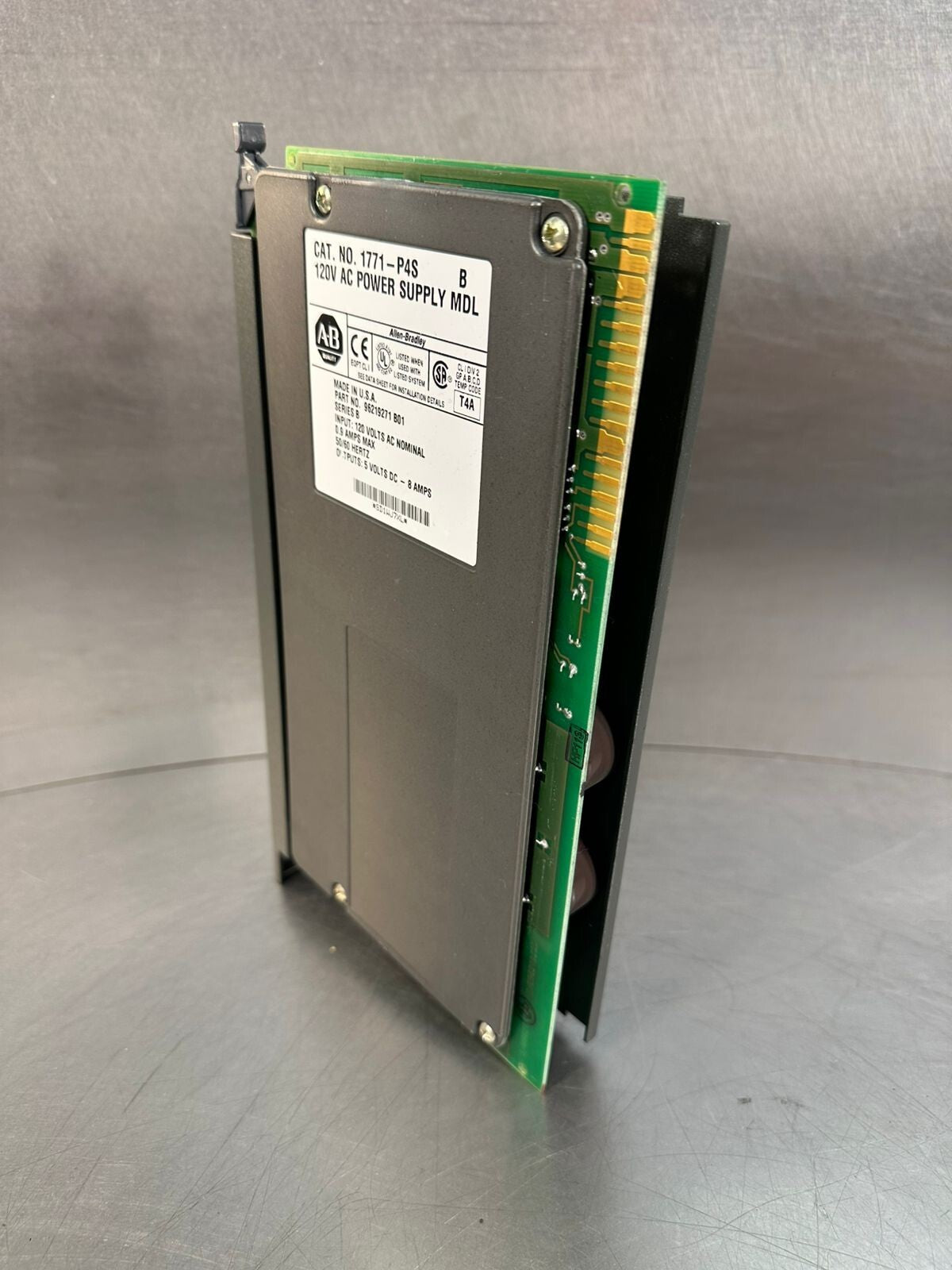 Allen Bradley 1771-P4S Series B 120V AC Power Supply Module  (7.3.4)