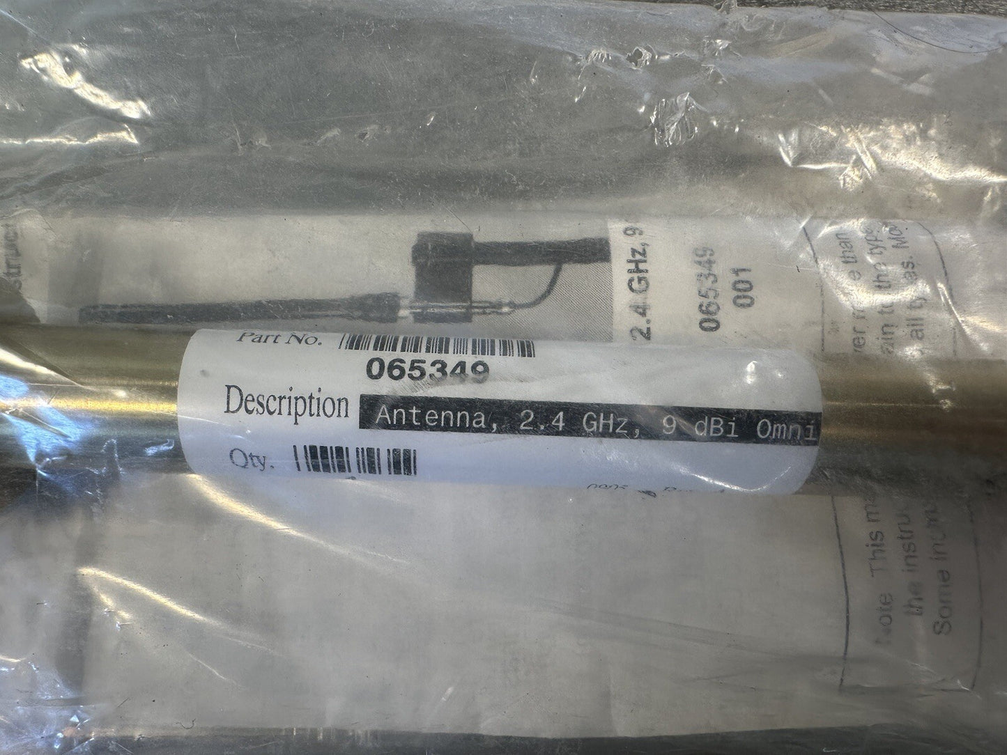 Intermec Tech 2.4 GHZ 9 DBI Omni Antenna EACH- (BIN-1.3.4)