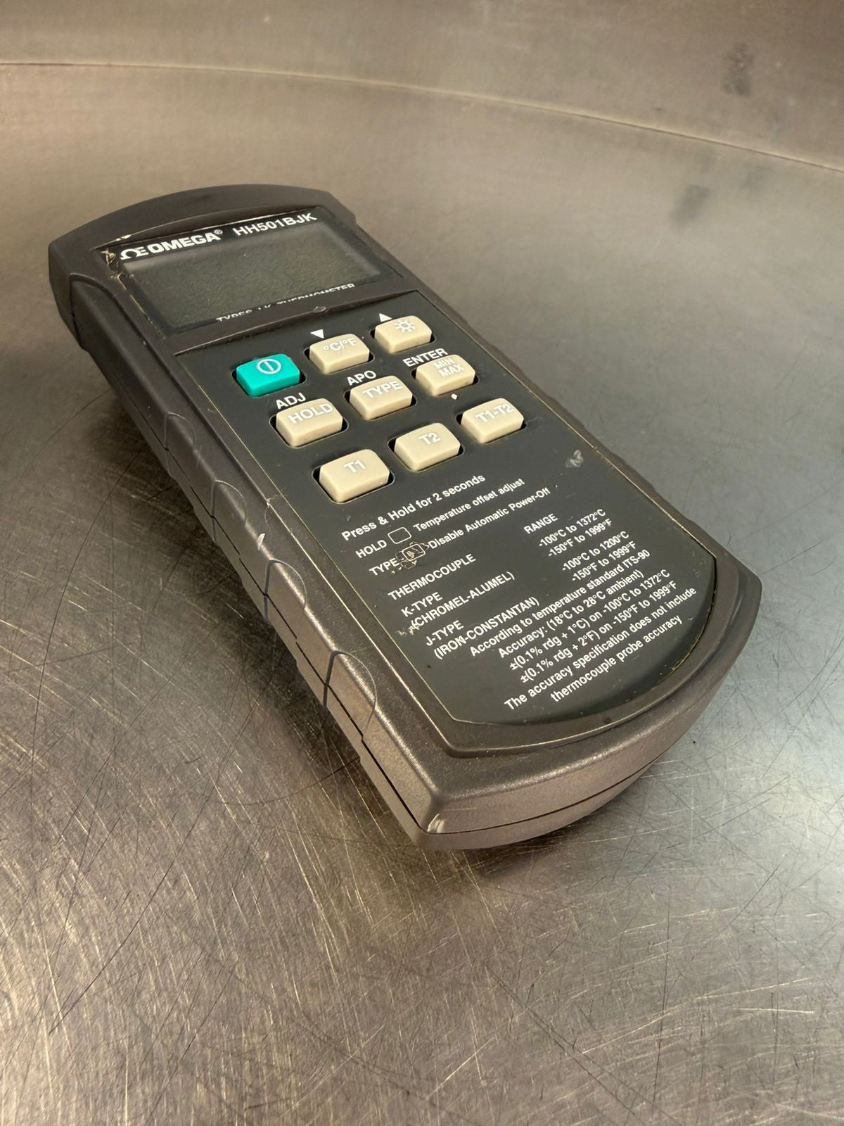 Omega Engineering HH501BJK Types J,K Thermometer                   (3.1.2)