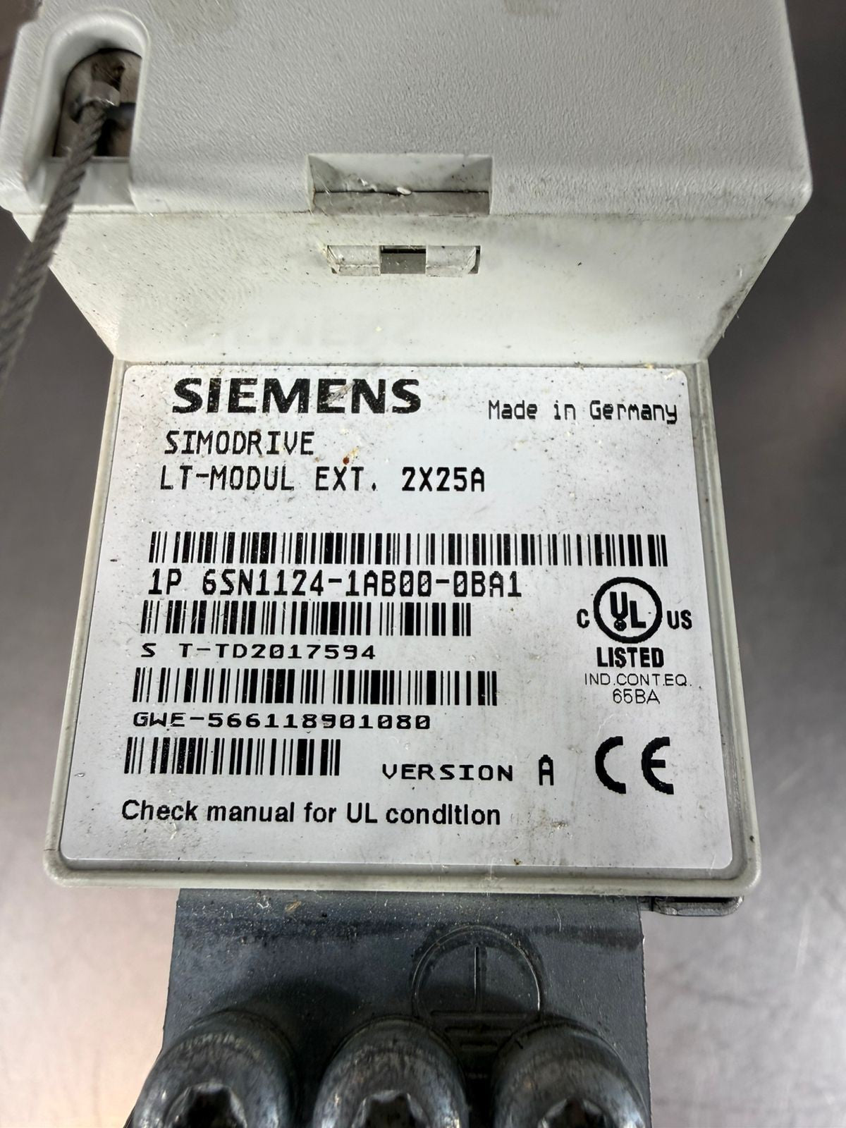 Siemens 6SN1118-0DM23-0AA0 Ver.B  /  6SN1124-1AB00-0BA1           (9.4.1)