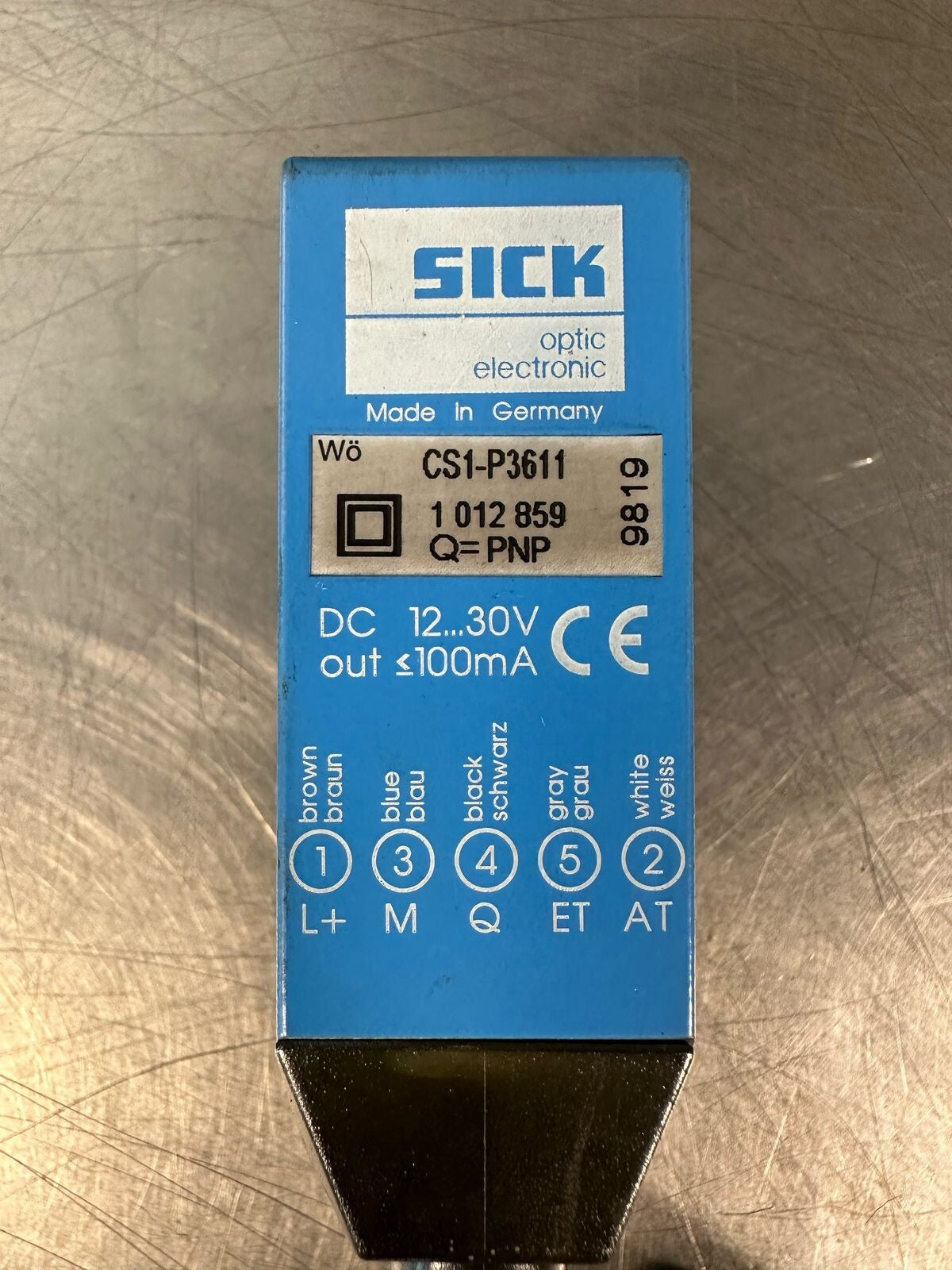 Sick Optic Eletronic CS1-P3611   12-30V                             (3.5.3)