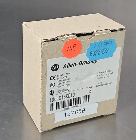 Allen Bradley 100-C16D10 Ser B Contactor                                 loc4C28
