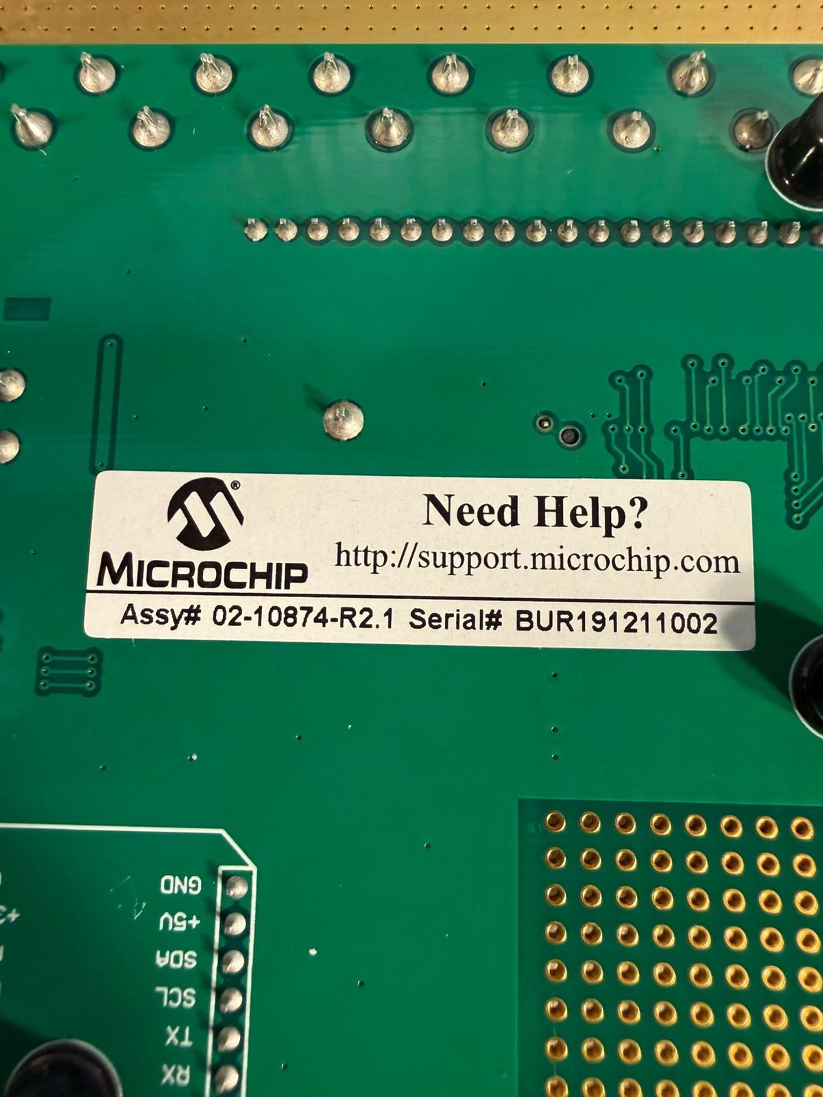 Microchip DM330029 Board Assy 02-10874-R2.1                        (3.1.2)