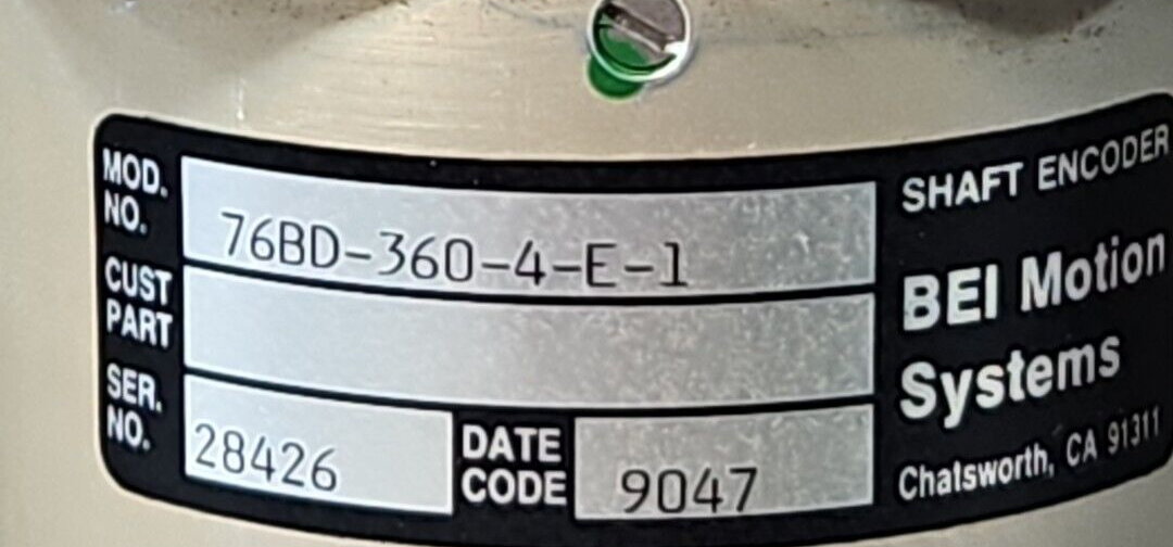 Litton Encoder 76BD360-4-E-1 Shaft Encoder                              (BIN435)
