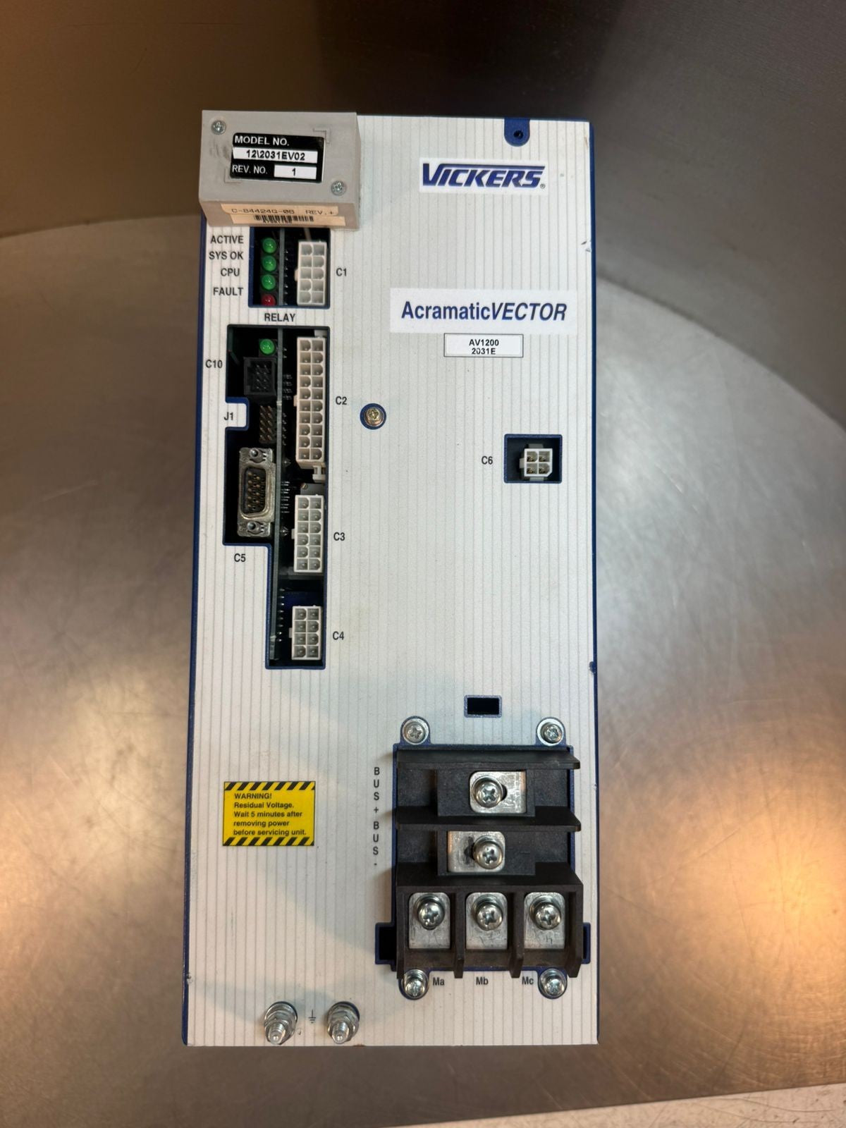 Vickers AV12002031E Power Supply AV1200-2031E                      (6.5.1)