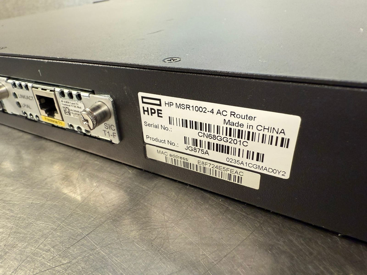 Hewlett Packard JG875A 4 PORT SWITCH BJNGA-BB0034                  (6.2.5)