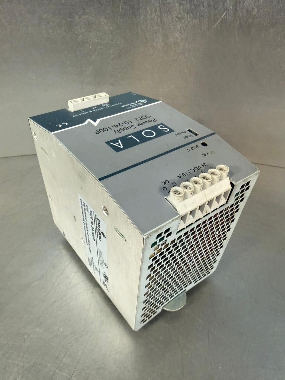 Sola Sdn 10-24-100P Ovp Power Supply 24vdc – 10A                   (1.4.1)