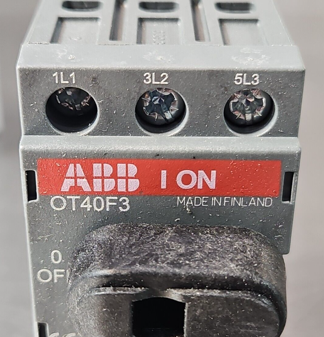 ABB OT40F3 Disconnect Switch 40A 3P                                     (BIN412)