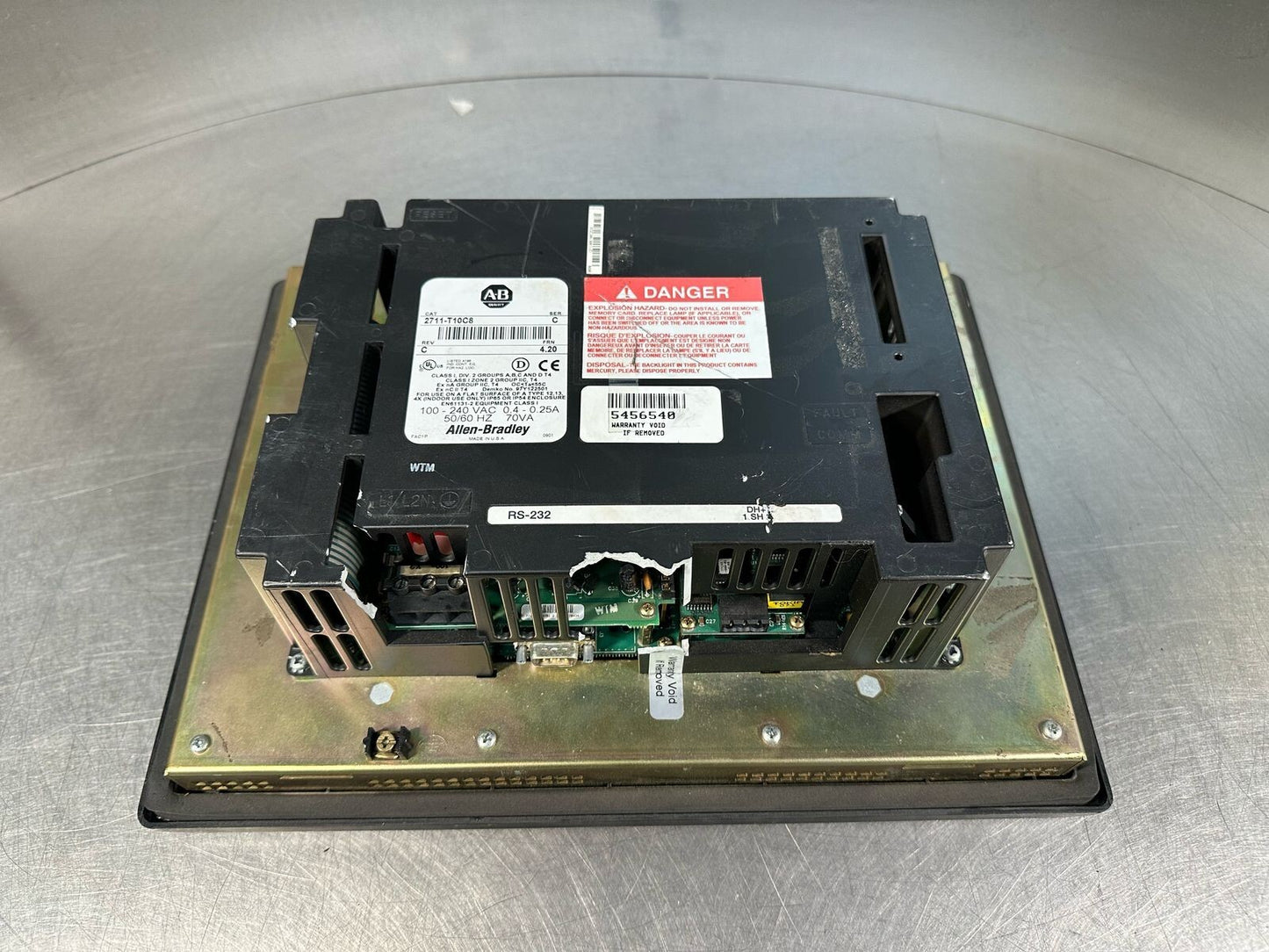 Allen Bradley 2711-T10C8 Series C Ver. C FRN 4.20            (8.6.6)