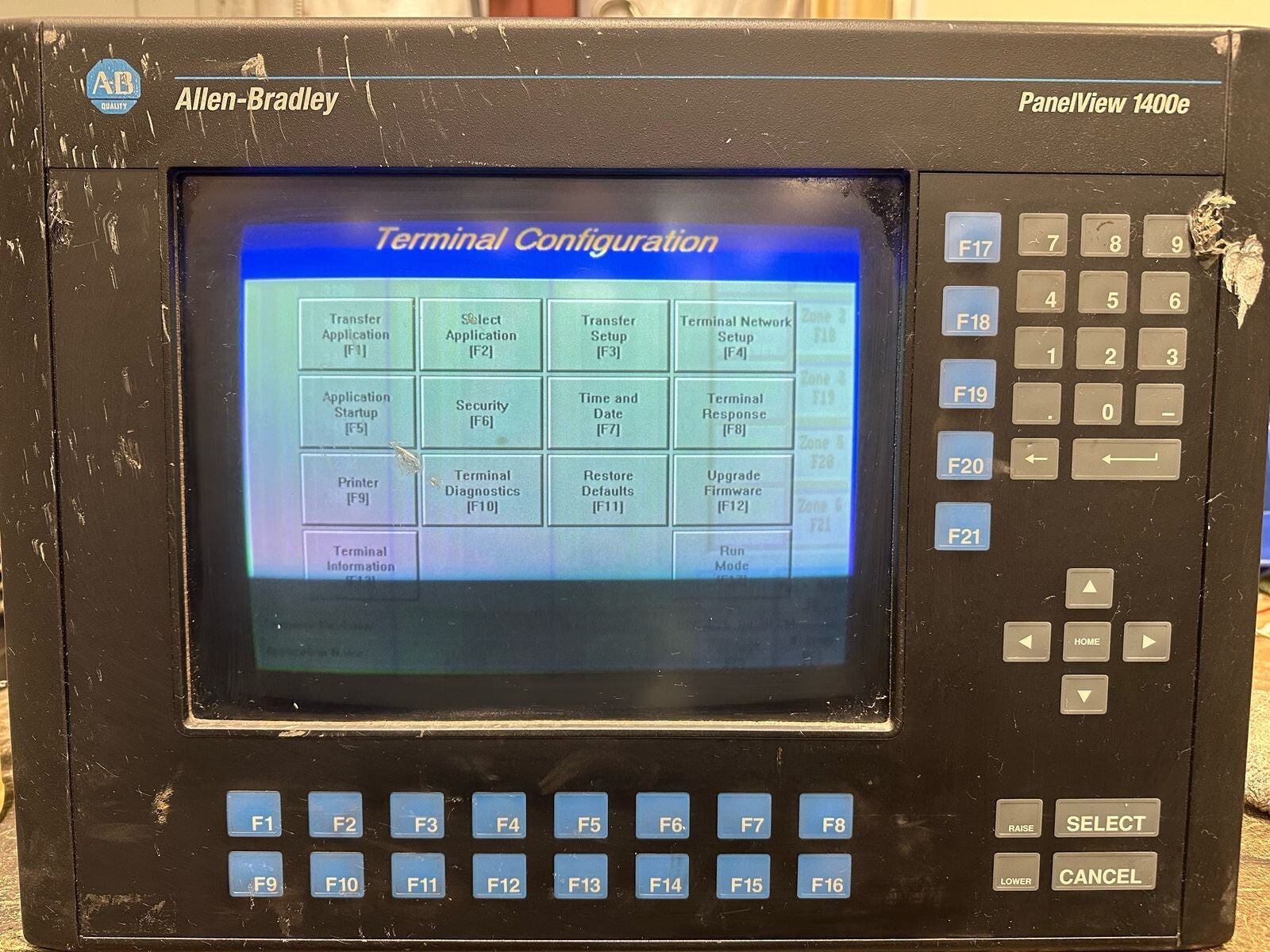  Allen Bradley Penel View 1400e Terminal 2711E-K14C6 Ser. C Rev. A  (8.5.5)