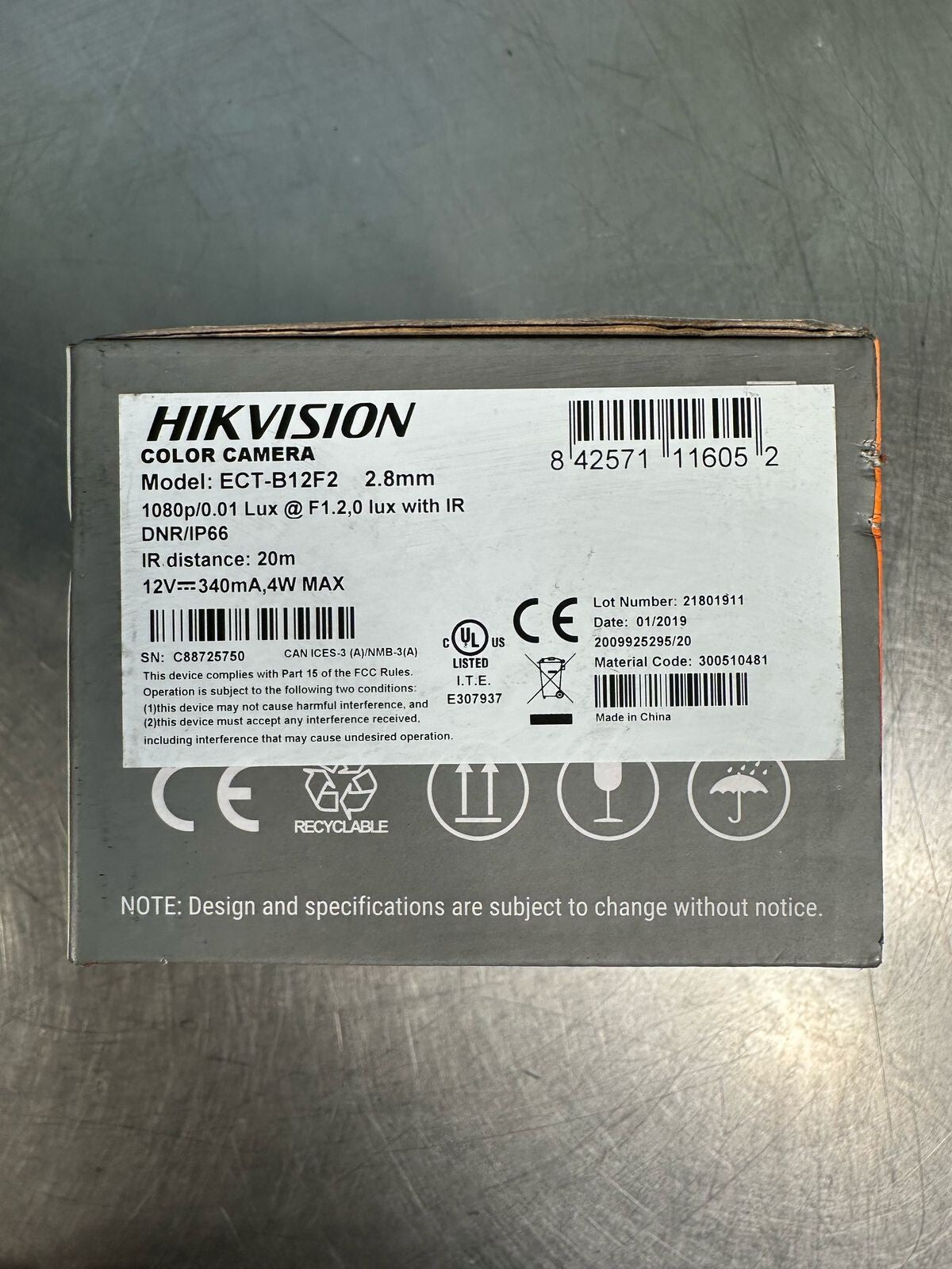 Hikvision ECT-B12F2 TurboHD indor/outdor EXIR2.0 1080p              (7.2.1)