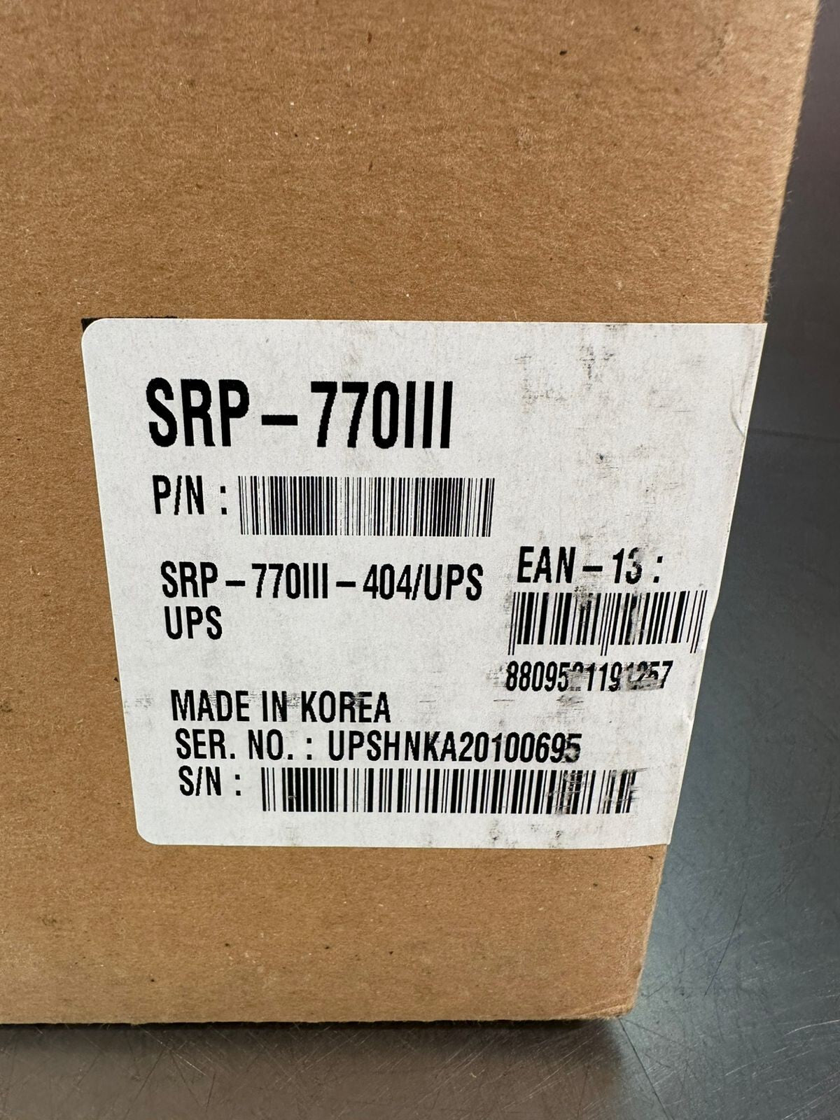 Bixolon SRP-770III-404/UPS Thermal Label Printer  NEW              (7.1.1)