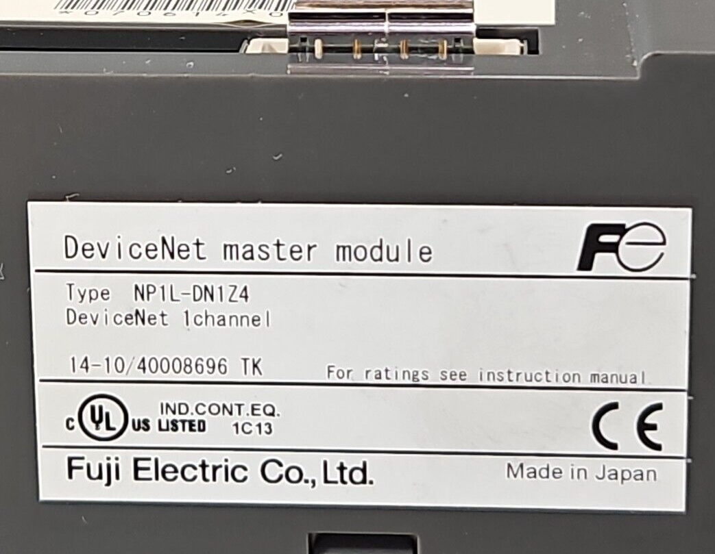 Fuji Electric Co. DeviceNet master module NP1L-DN1Z4                     loc4B10