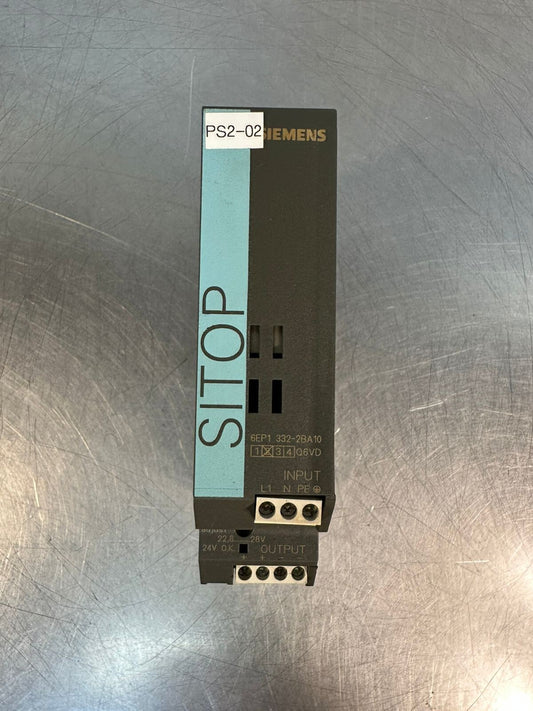 Siemens 6EP1 332-2BA10 Sitop Smart Power Supply Sitop Smart 2,5A (5.4.5)