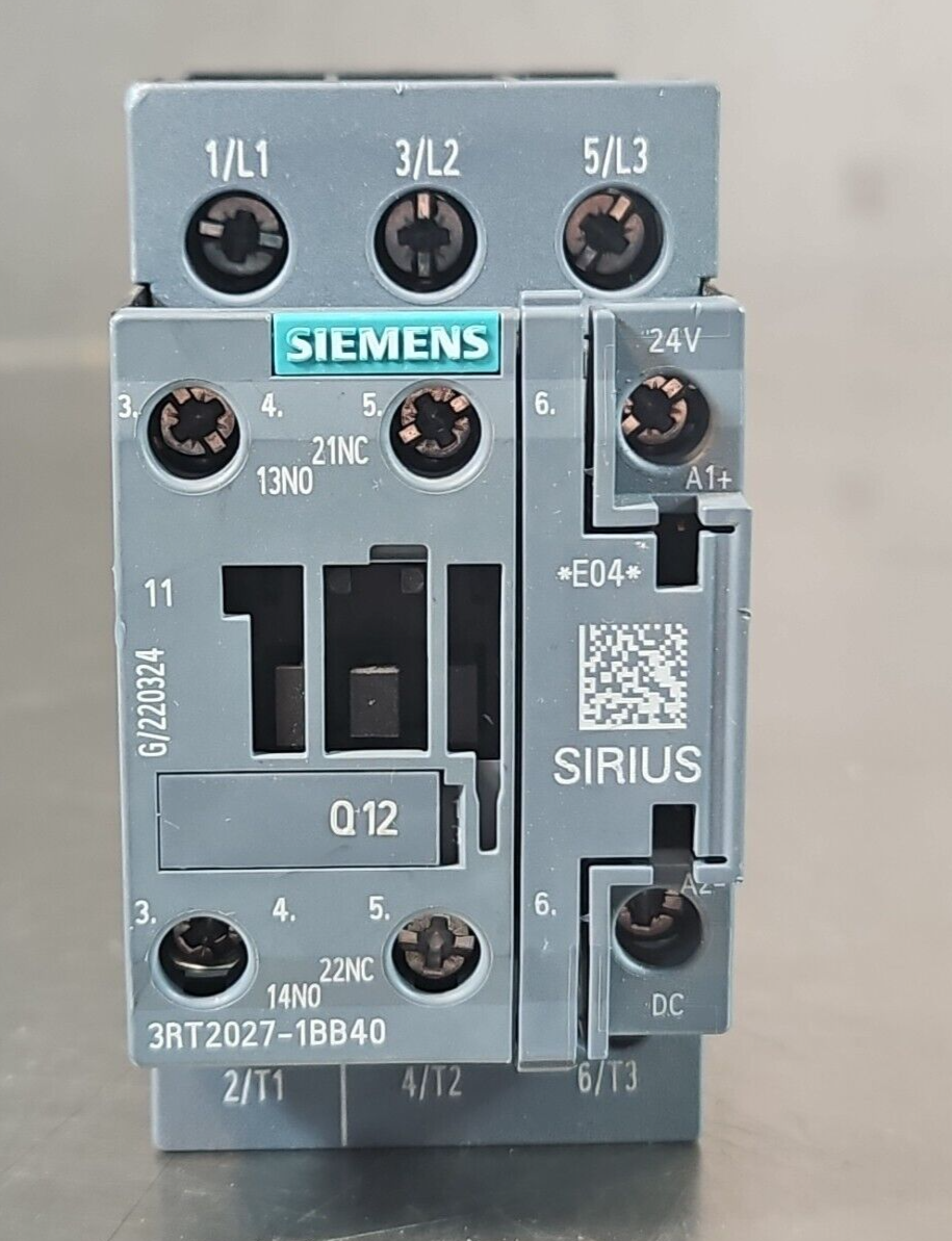 Siemens 3RT2027-1BB40 Sirius Contactor Fast Shipping  (BIN2.3.3)