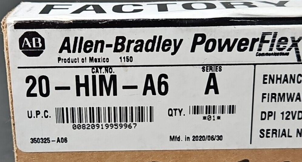Allen Bradley 20-HIM-A6 SerA Power Flex module                             Loc2D